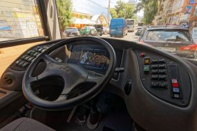 Test of a trolley with an autonomous reserve of the run