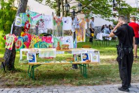 Exhibition of works of folk art