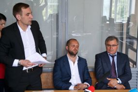 Yaroslav Bilyavsky, Maxim Polyakov and Petro Boyko
