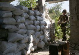 Украинский военнослужащий