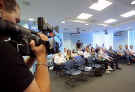 Участники пресс-конференции