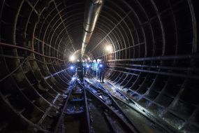 Владимир Гройсман ознакомился с ходом строительства метро