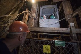 Construction of the metro