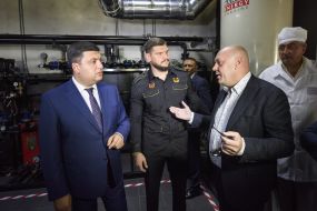 Vladimir Groisman inspected the autonomous boiler-house