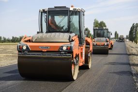 Repair works on the highway