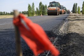 Repair works on the highway