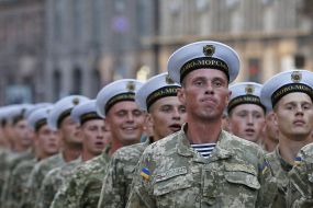 Second rehearsal of parade for Independence Day