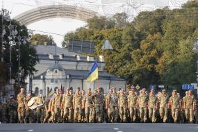 Second rehearsal of parade for Independence Day