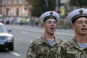 Second rehearsal of parade for Independence Day