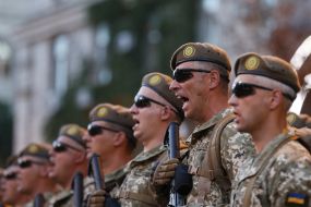 Second rehearsal of parade for Independence Day