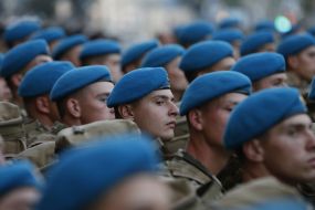 Second rehearsal of parade for Independence Day