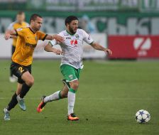 The game moment of the match