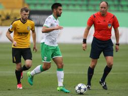 The game moment of the match