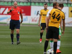 The game moment of the match