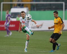 The game moment of the match