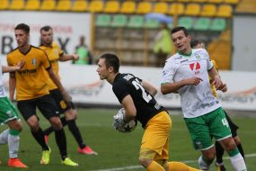 The game moment of the match