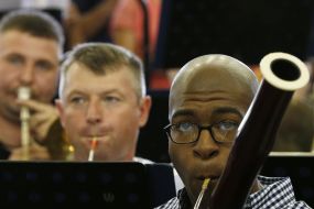 Rehearsal of the "Independence Square" concert on Independence Day