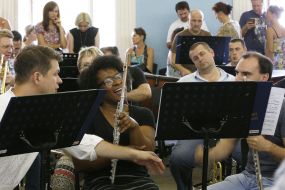 Rehearsal of the "Independence Square" concert on Independence Day