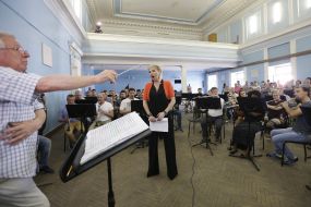 Rehearsal of the "Independence Square" concert on Independence Day