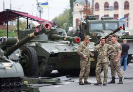 Exhibition of military equipment "Power of the unconquered"