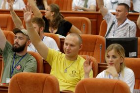 Participants of the Forum of Ukrainian Diaspora Youth