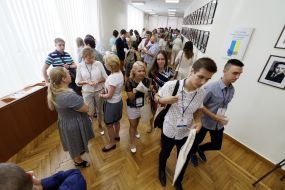 Participants of the Forum of Ukrainian Diaspora Youth