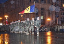 Second rehearsal of parade for Independence Day