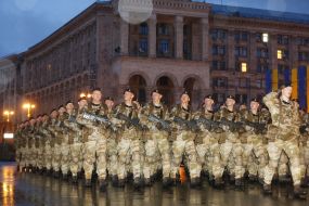 Second rehearsal of parade for Independence Day