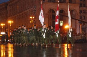 Second rehearsal of parade for Independence Day