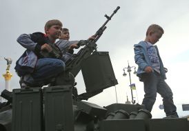 Exhibition of military equipment "Power of the unconquered"