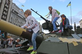 Exhibition of military equipment "Power of the unconquered"