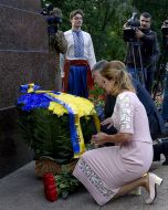 Petro Poroshenko with his wife Marina
