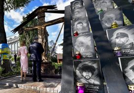 Petro Poroshenko with his wife Marina