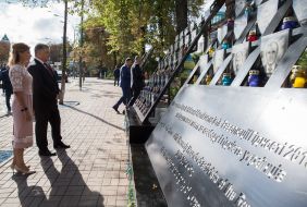 Petro Poroshenko with his wife Marina