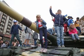 Exhibition of military equipment "Power of the unconquered"