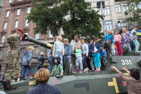 Exhibition of military equipment "Power of the unconquered"