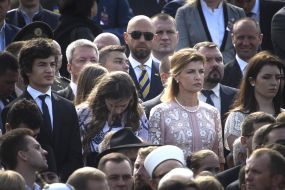 Marina Poroshenko with her children