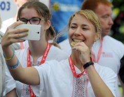 Running in Embroidery on Independence Day