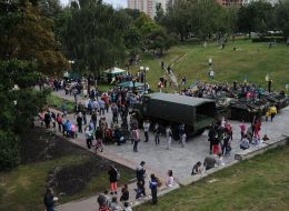 Exhibition of military equipment