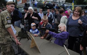 Exhibition of military equipment