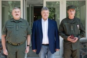 Юрий Аллеров, Петр Порошенко и Сергей Добровольский