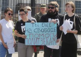 Action in support of Sentsov and Kolchenko