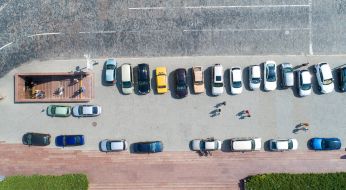 Parking near the Ukrainian house