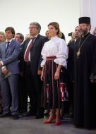 Evgeny Nishchuk, Rostislav Pavlenko, Marina Poroshenko and Svyatoslav Shevchuk