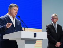 Petr Poroshenko and Yevgeny Choliy