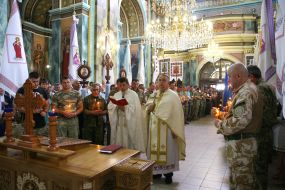Panakhyda for the dead soldiers