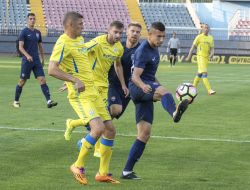 The game moment of the match