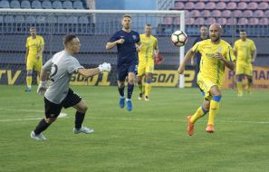 The game moment of the match