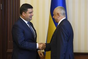 Эхаб Амин и Владимир Гройсман