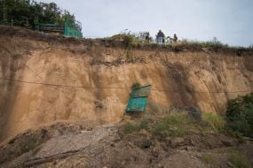 Landslide in the Odessa region